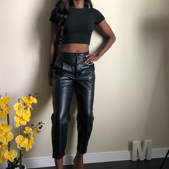 Zara | Pants \u0026 Jumpsuits | A Leather 